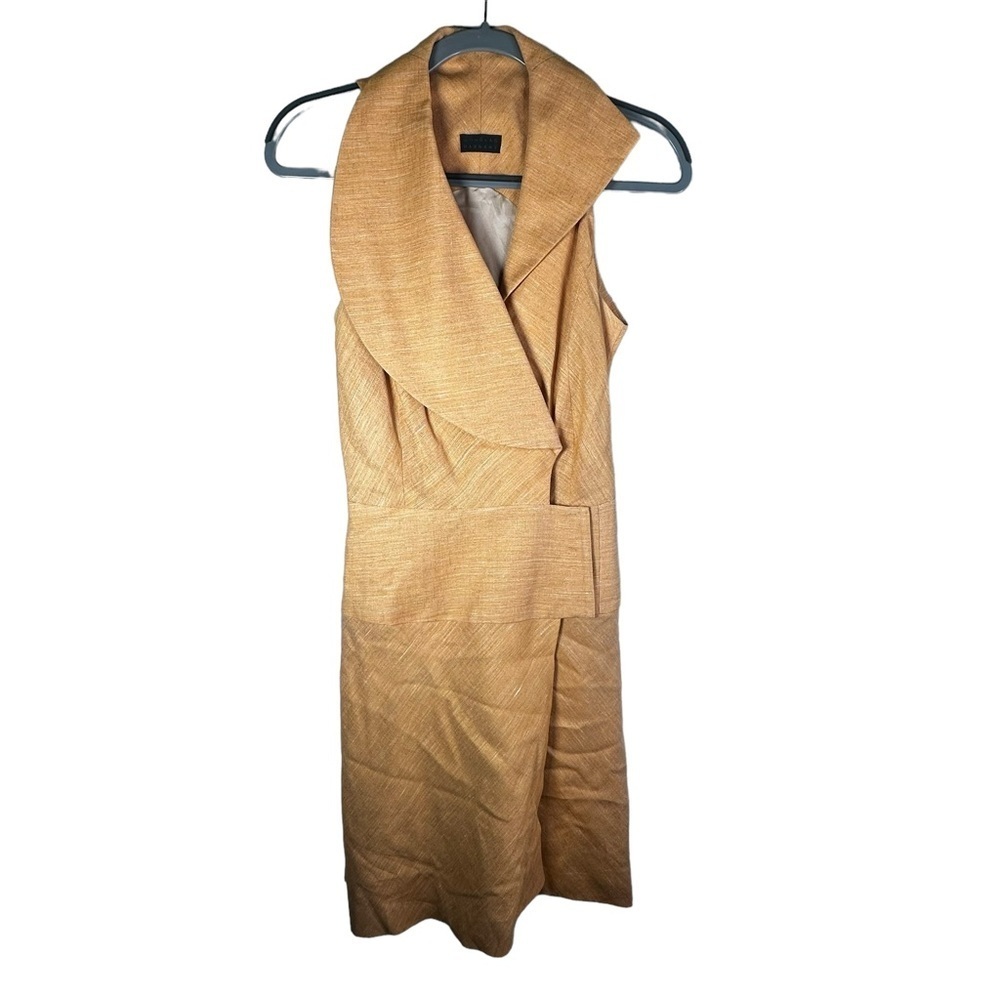 Douglas Hannant Silk Canabis Linen Blend Dress Size 6 Vintage